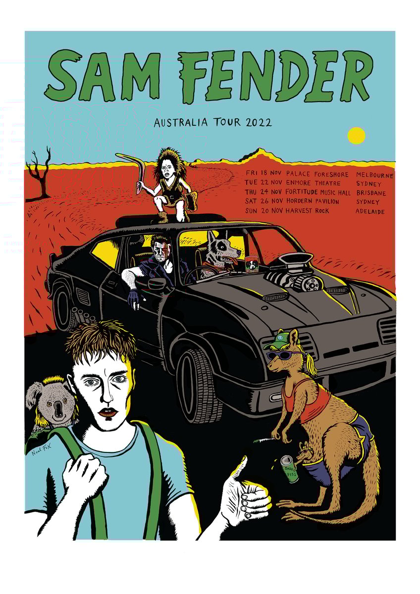 Sam Fender in Australia Neal Fox
