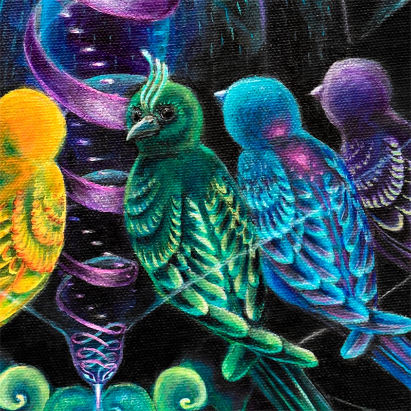 Image of 'The Conference of the Birds' print