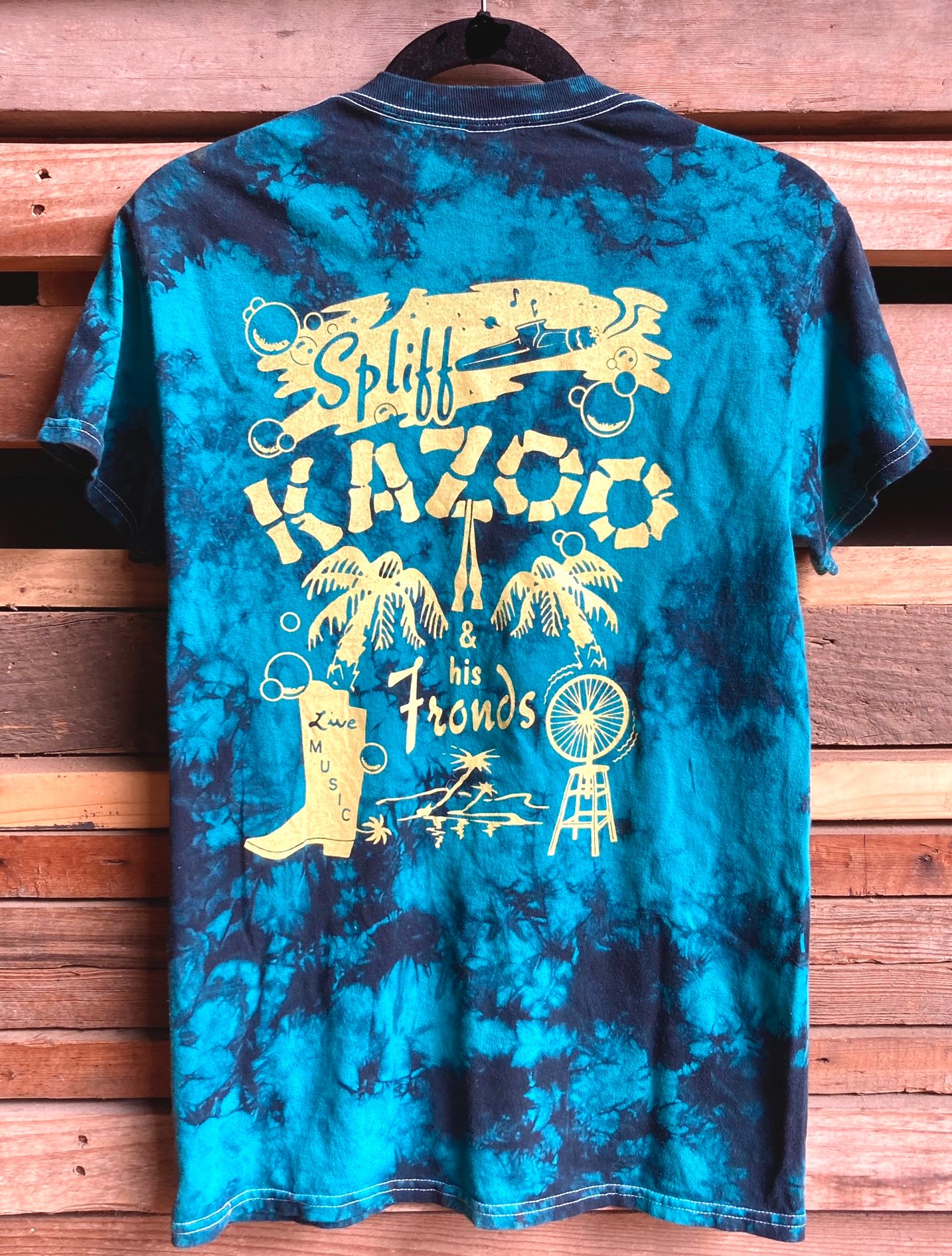 Image of LIMITED EDITION lemon on teal dyed