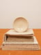 Image of assiette lisse beige - sur commande 