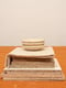 Image of assiette lisse beige - sur commande 