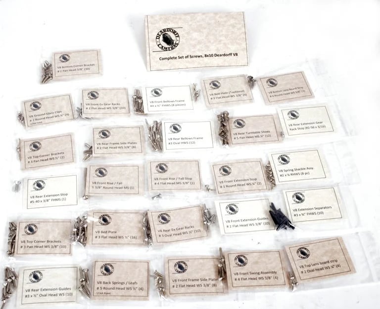 Deardorff V5/V8 Hardware and Spare parts | CatLABS Deardorff V5/V8 Hardware and Spare parts | CatLABS