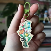 Image 1 of Mondstadt Bouquet Wooden Charm