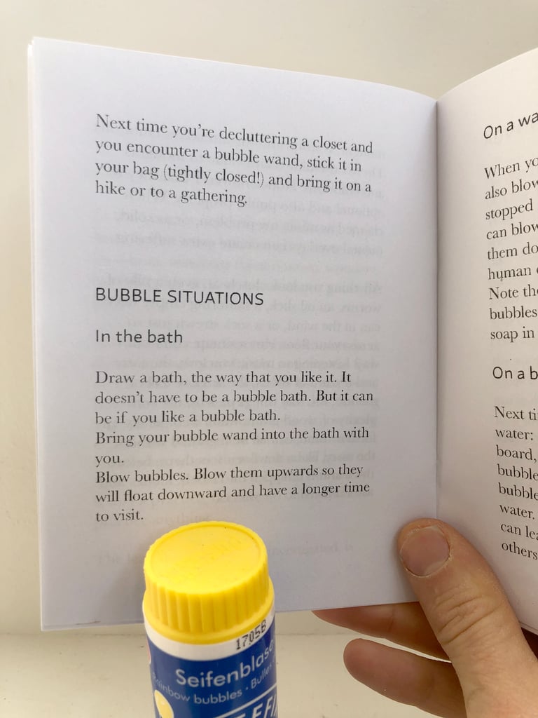 BUBBLE MANUAL - HOME KIT Image 2