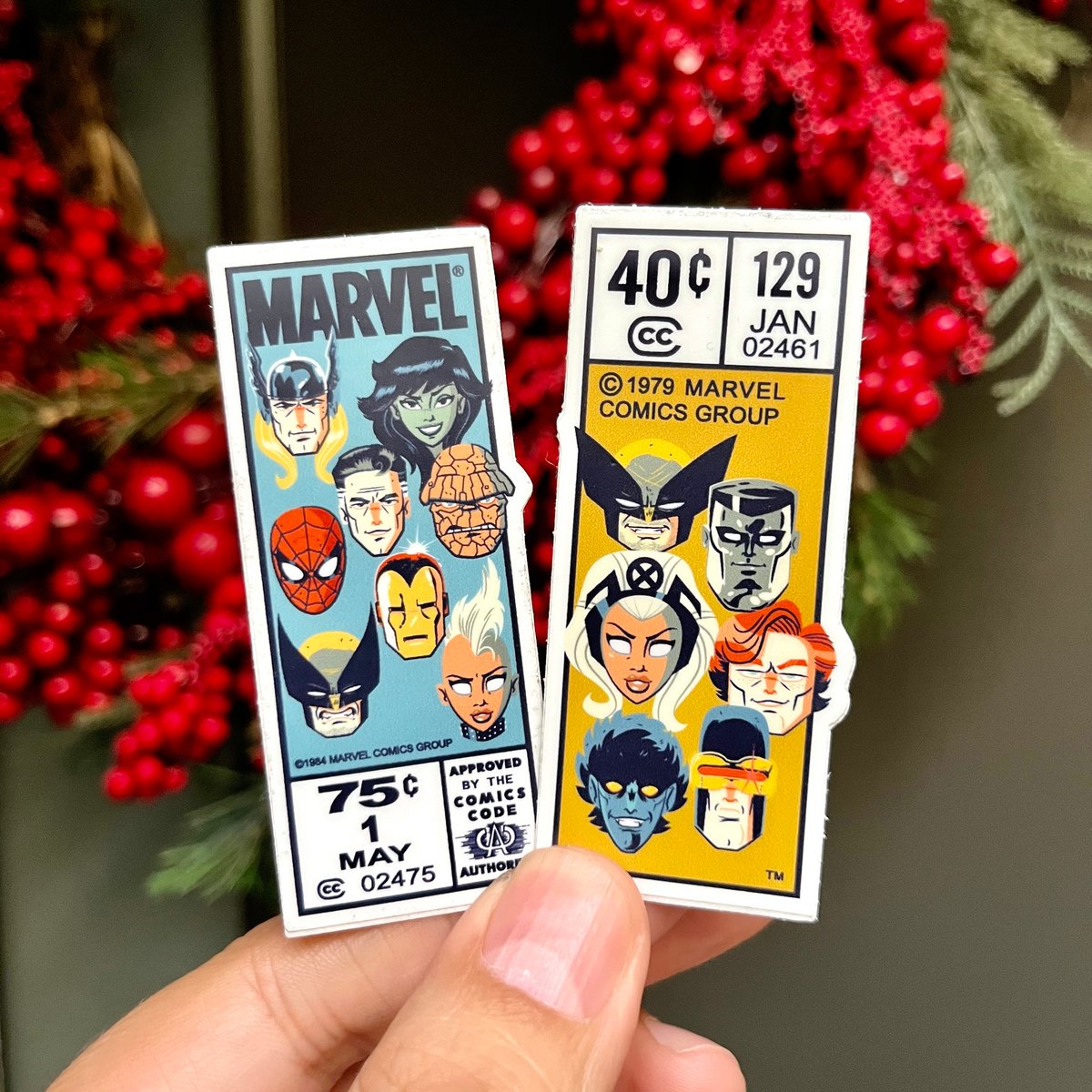 Marvel Corner Box Stickers (mini set)