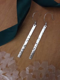 Image 1 of Sterling "tinsel" earrings 3XI