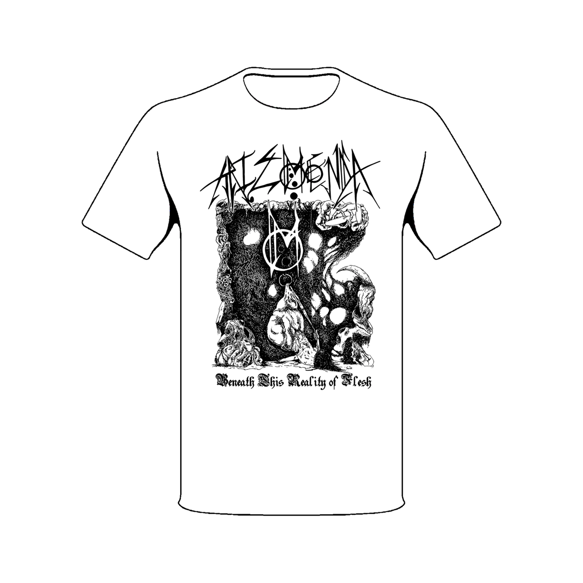 Arizmenda Beneath This Reality of Flesh TShirt Hooded Demon Records
