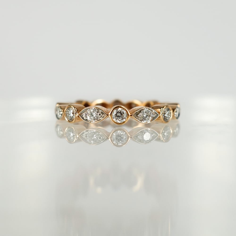 18ct rose gold on sale eternity ring