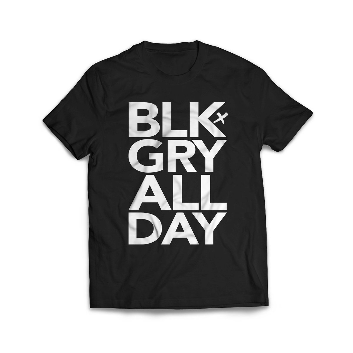 BLK X GRY AD Tee