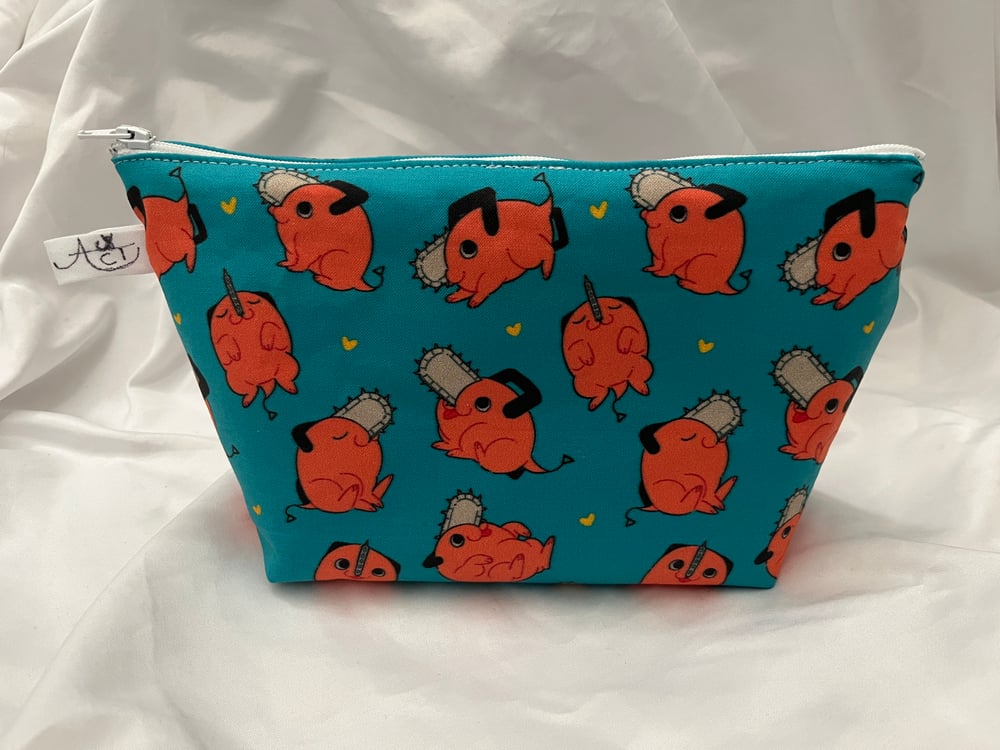 Image of SALE - Saw Puppy Zipper Pouch