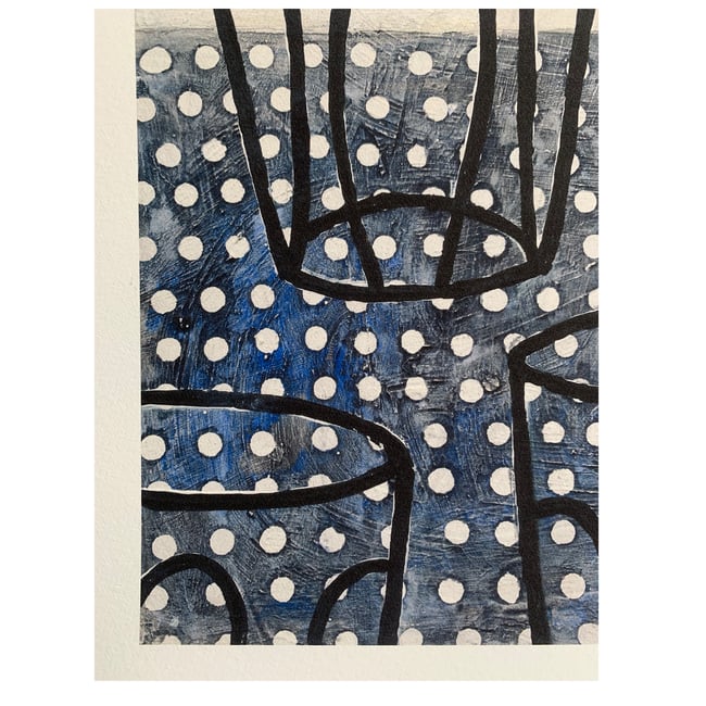 Glass on table ~ Print