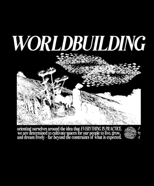 WORLDBUILDING V.1 - Hooded Sweatshirt (two colors available)