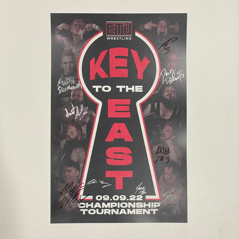 ETU Wrestling SIGNED Posters