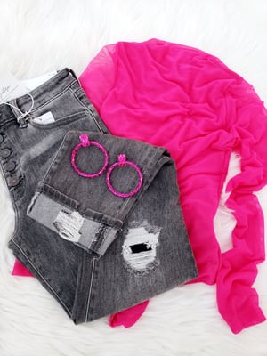 Image of Elena Sheer Bodysuit 