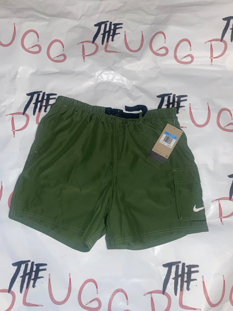 Army green nike clearance shorts