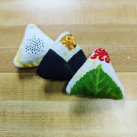 Image 2 of Onigiri Quilted Pin