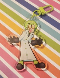Image 2 of Dr. Edwin Glum Laughing Double Sided Clear Acrylic Charm