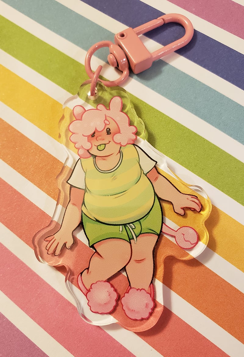 Gummy - Double Sided Clear Acrylic Charm