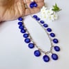 Blue Coins Necklace