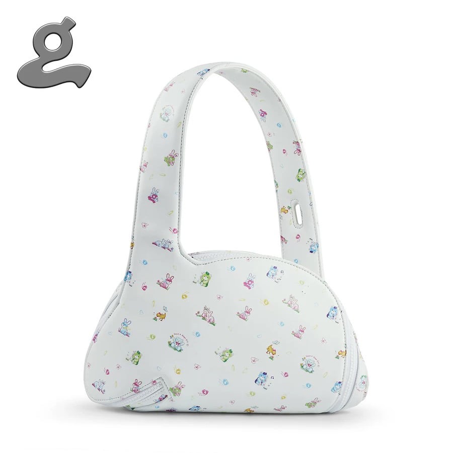 Image of Lambskin Printed Space-saving Flattenable Bag