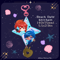 Image 1 of Beach Date Keychain