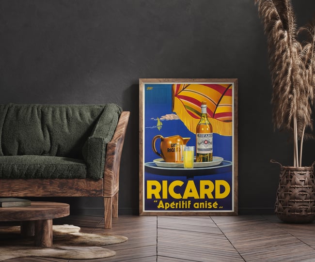 Ricard | Aperitif Anise | Starr | 1948 | Vintage Ads | Wall Art Print | Vintage Poster