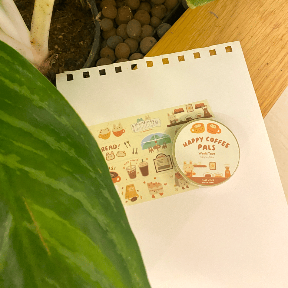 Image of Happy Coffee Pals! ☕️ Washi Tape