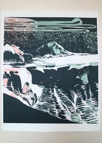 Image 4 of Sea Floor to Mountain - Large Limited Edition Screen Print