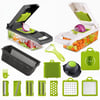 14 In 1 Multifunctional Vegetable Cutter Slicer With Basket Grater Slicer