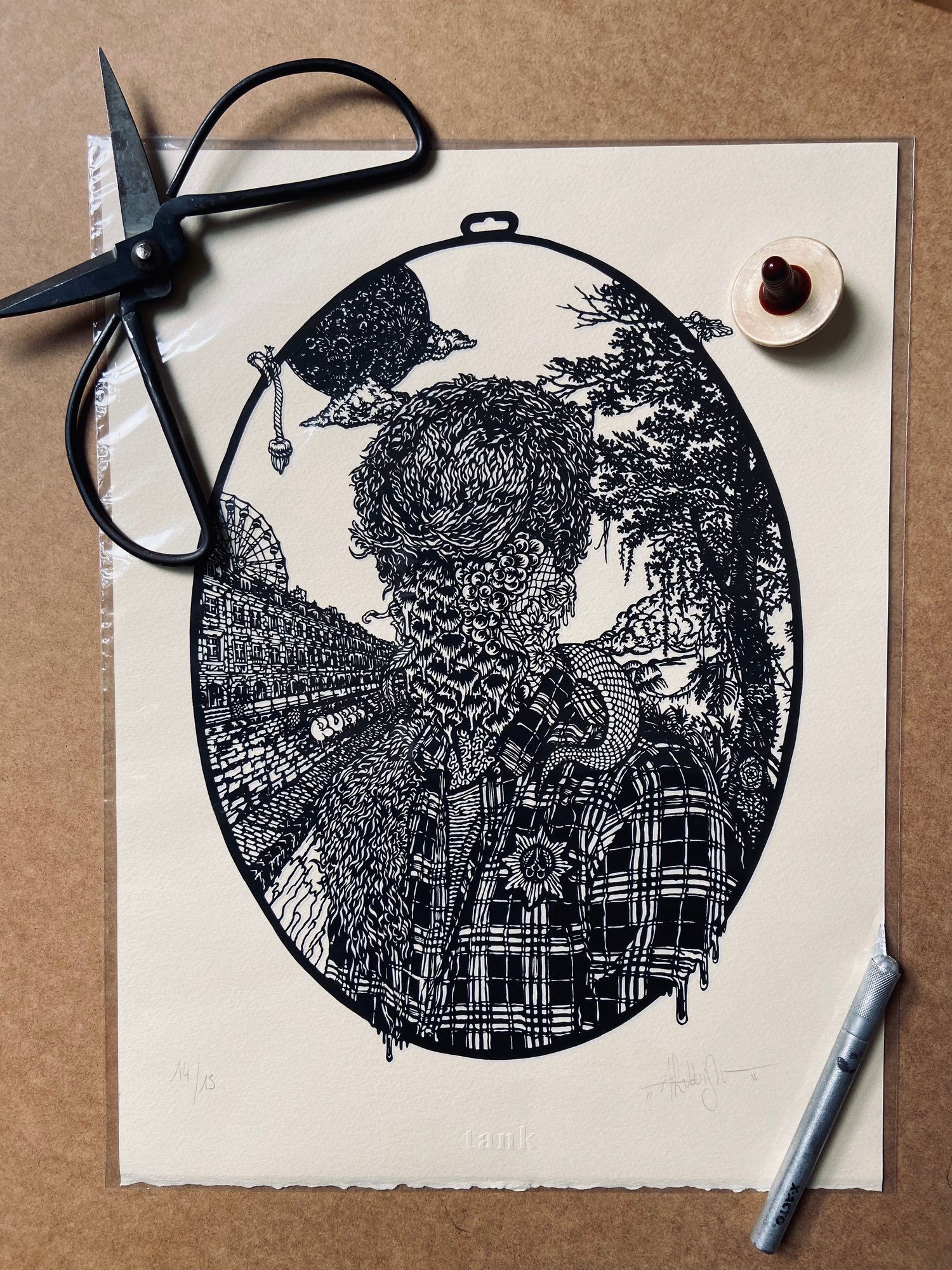 ~Self portrait ~ Sérigraphie