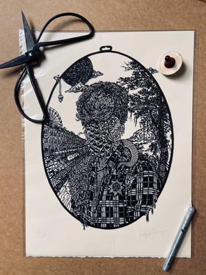 ~Self portrait ~ Sérigraphie