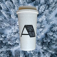 A-Frame Dreams Logo 16 oz. Wheat Straw Coffee Cup with Lid