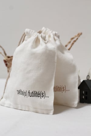 Image of Sac cadeau lin blanc cassé (SCPFUTIL)