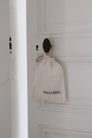 Image of Sac cadeau lin blanc cassé (SCPFUTIL)