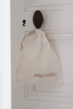 Image of Sac cadeau lin blanc cassé (SCPFUTIL)