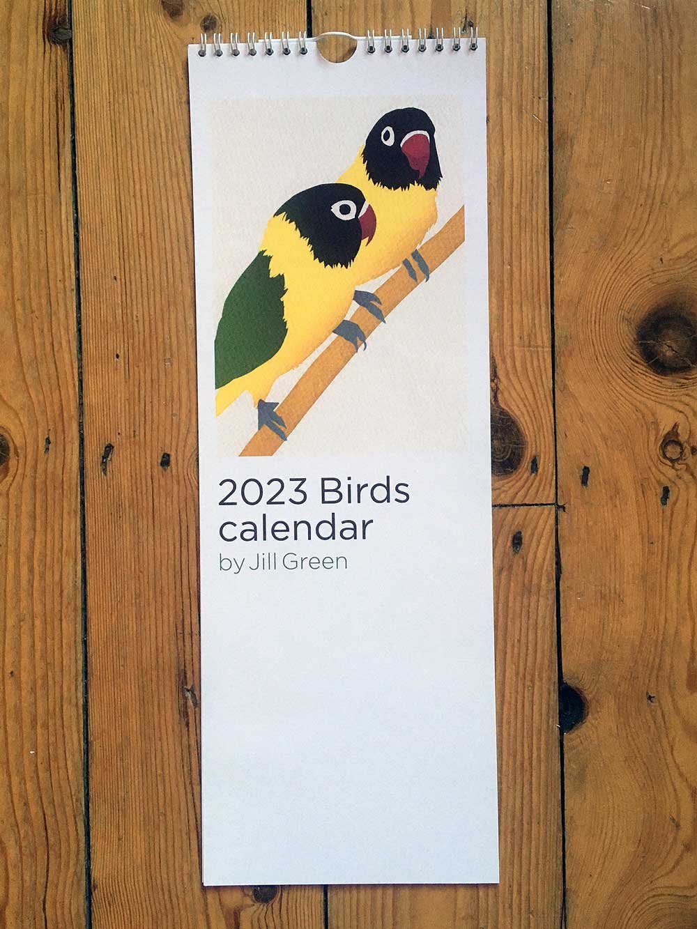 Image of NEW! 2023 Bird Print Calendar - Free UK shipping!