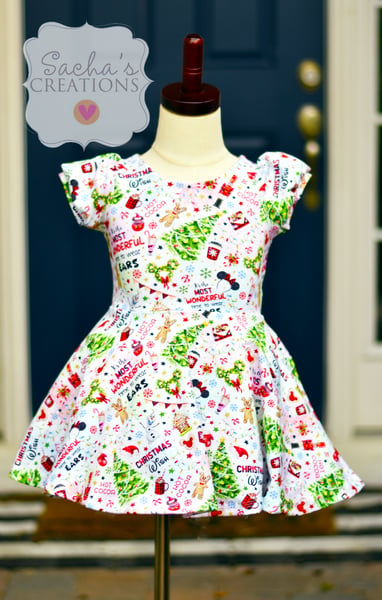 Image of Mouse Holiday Twirl Dress 