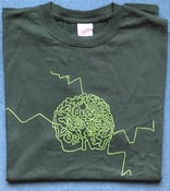 Image of Green Vortex Brain T-Shirt