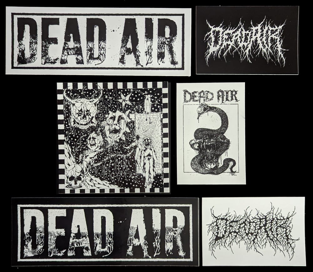 Image of Dead Air Sticker Assortment