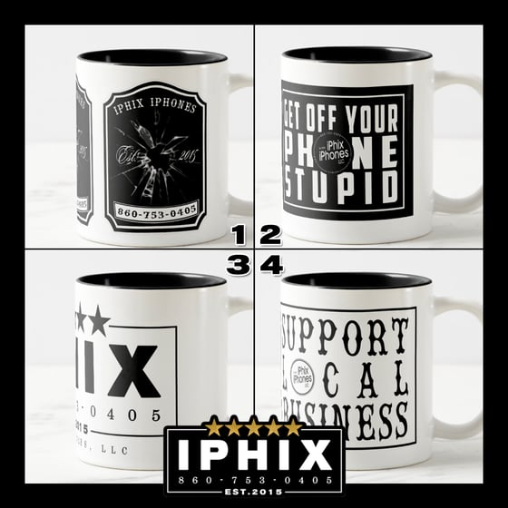 Image of iPhix Two-Tone 11oz. Mug