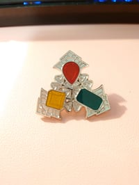 Image 1 of Tri-Disaster - SMN enamel pin