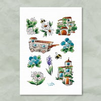 Image 2 of LITTLE HOUSES - PRINT A4