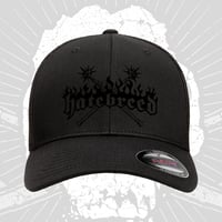 HATEBREED "BLACK ON BLACK" EMBROIDERED FLEX FIT HAT