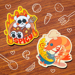 Comfy Food Stickers