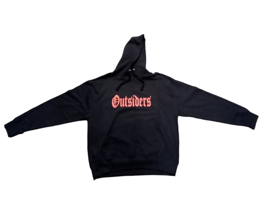 Image of Rebel Outsiders " Black - Orange " Hoodie 