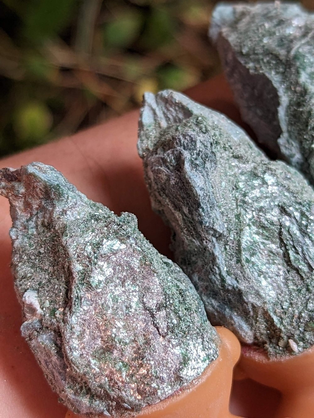 Glittery Fuchsite Crystal Troll Shorty 3.5"