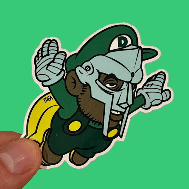 Super Villain Sticker