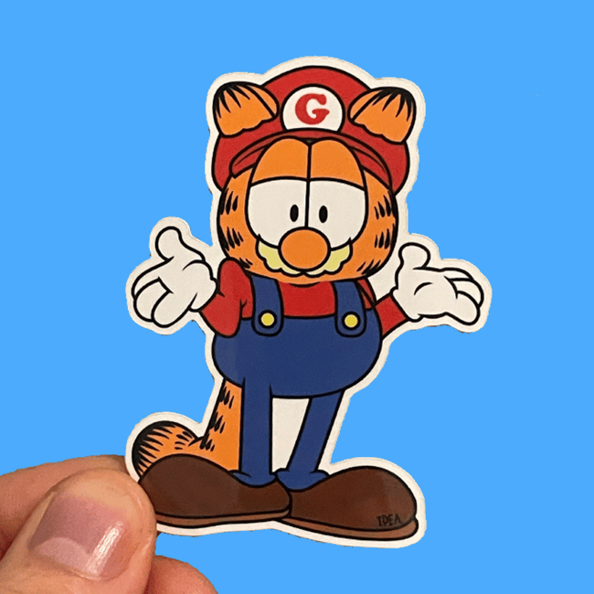 Super Garfio Sticker