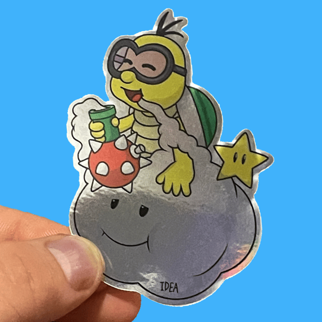 Above the Clouds Holo Sticker