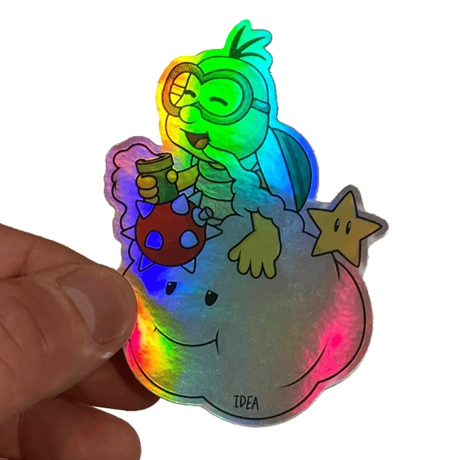 Above the Clouds Holo Sticker